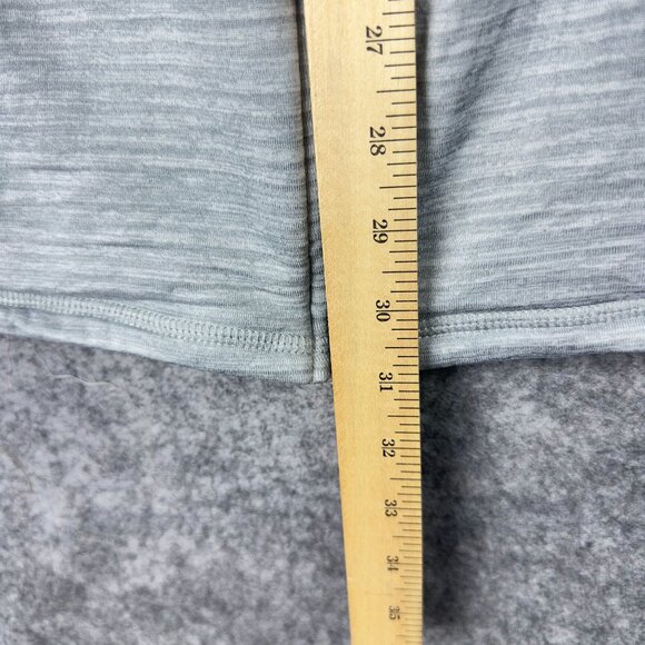 Spyder Active ProWeb Hoodie Mens L Gray & Black Striped Athletic Hood Full-Zip - Picture 8 of 9